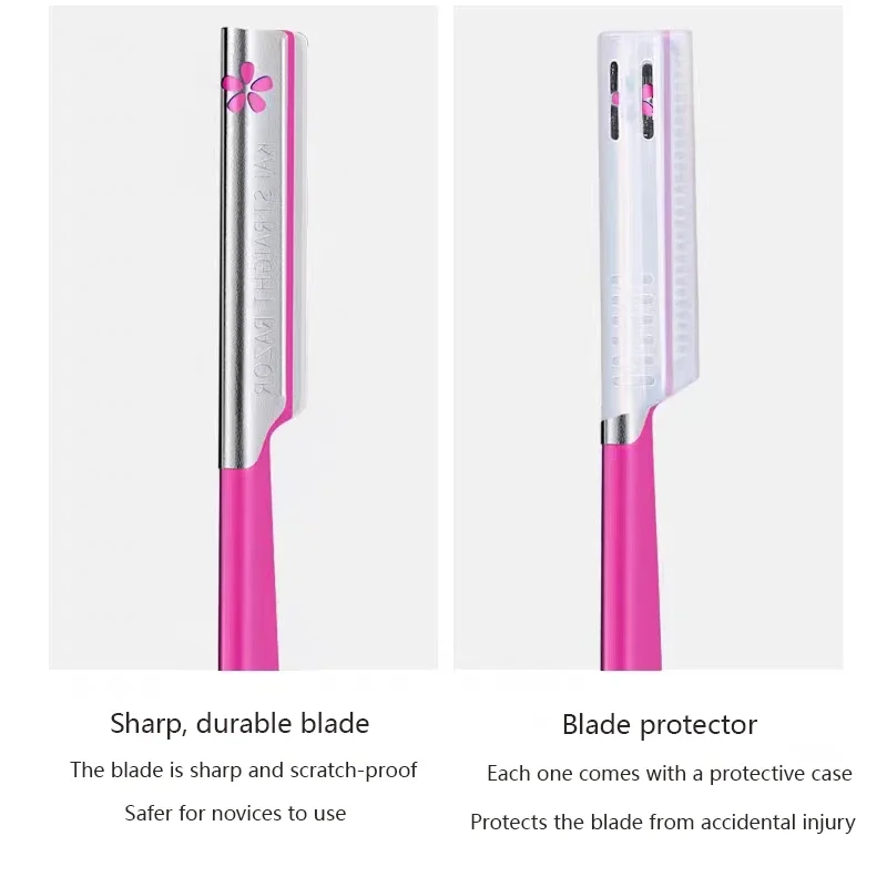 Eyebrow Scraper Decorative Eyebrow Knife Unisex Makeup Tool Anti-scratch Beginner Safe Type Manual