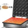 25 Holes Muffins Machine Commercial Stainless Steel Mini Crepe Pancake Makers 4