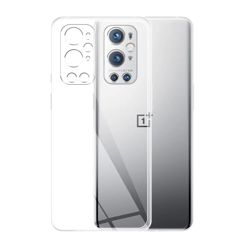 REY Cover In Gel TPU Trasparente Per ONEPLUS 9 PRO, Ultra Sottile 0,33 Mm, Morbido Flessibile, Custodia Silicone - Foto 10