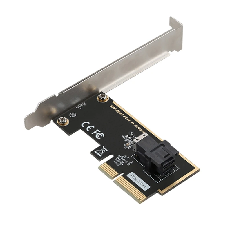 PCIe 4X/8X SFF 8643 2 포트 u.2 SSD 어댑터 확장 카드 Pci-e 변환기 P8DC