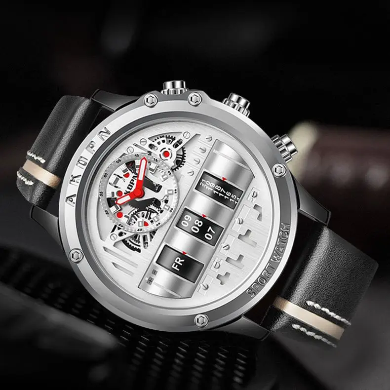 Business-Casual-watch-for-men-Creative-Men-WristWatch-Unique-Rotate ...