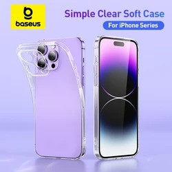 Baseus Clear Transparent Soft TPU Phone Case for iPhone 15 (Soft Clear Case)