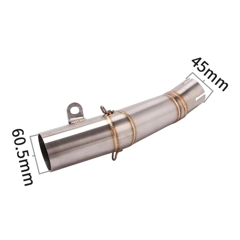 For Yamaha YZF R6 2006 - 2018 2019 Motorcycle Exhaust Escape System Moto Modify Carbon Muffler Mid Link Pipe 60mm DB Killer - Image 5
