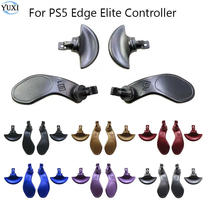 Yuxi Back Metal Paddle Sostituzione Per Ps5 Edge Elite Metal Back Key Trigger Button Per P5 Handle Accessori Di Gioco