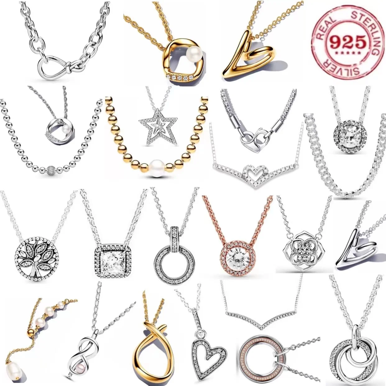 Collier luxueux en argent pur 925% avec étoile carrée et cercle, bijou parfait et charmant, idéal pour les femmes à porter lors de fêtes. 1 Collier luxueux en argent pur 925% avec étoile carrée et cercle, bijou parfait et charmant, idéal pour les femmes à porter lors de fêtes. 1