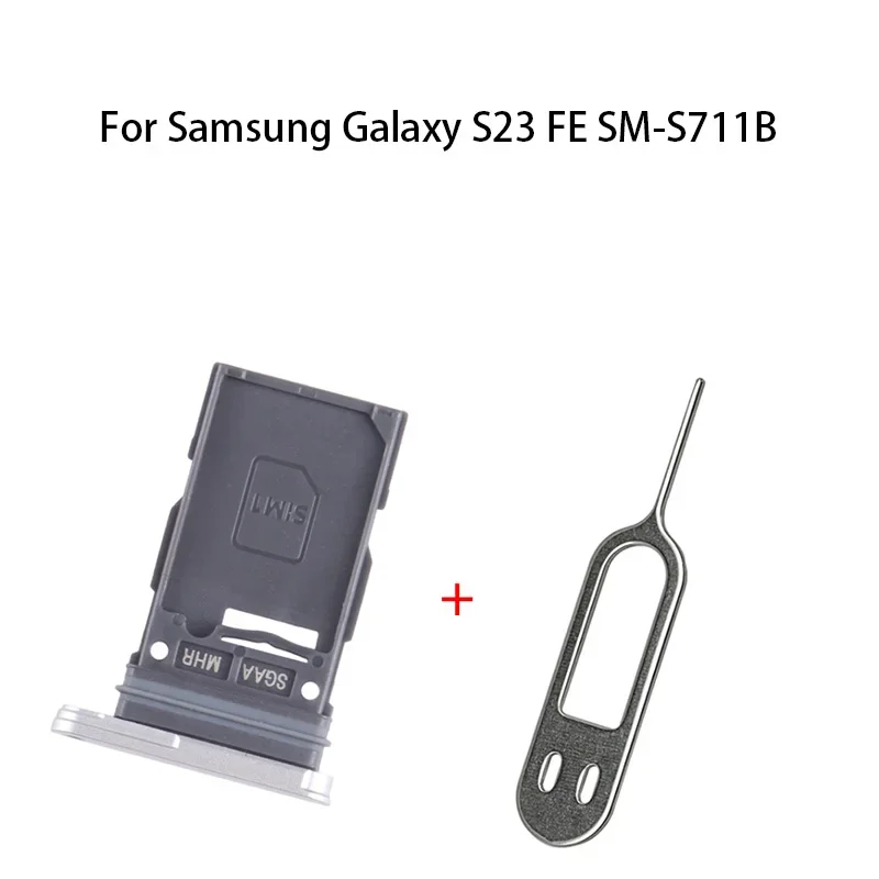 삼성 갤럭시 S23 FE SM-S711B용 SIM 카드 트레이 소켓 리더 홀더 슬롯