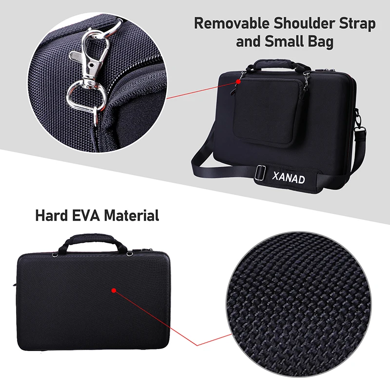 XANAD Travel EVA Hard Carrying Case for Аkai Professional MPC Live II Protective Carrying Storage Bag turntable carrying case
