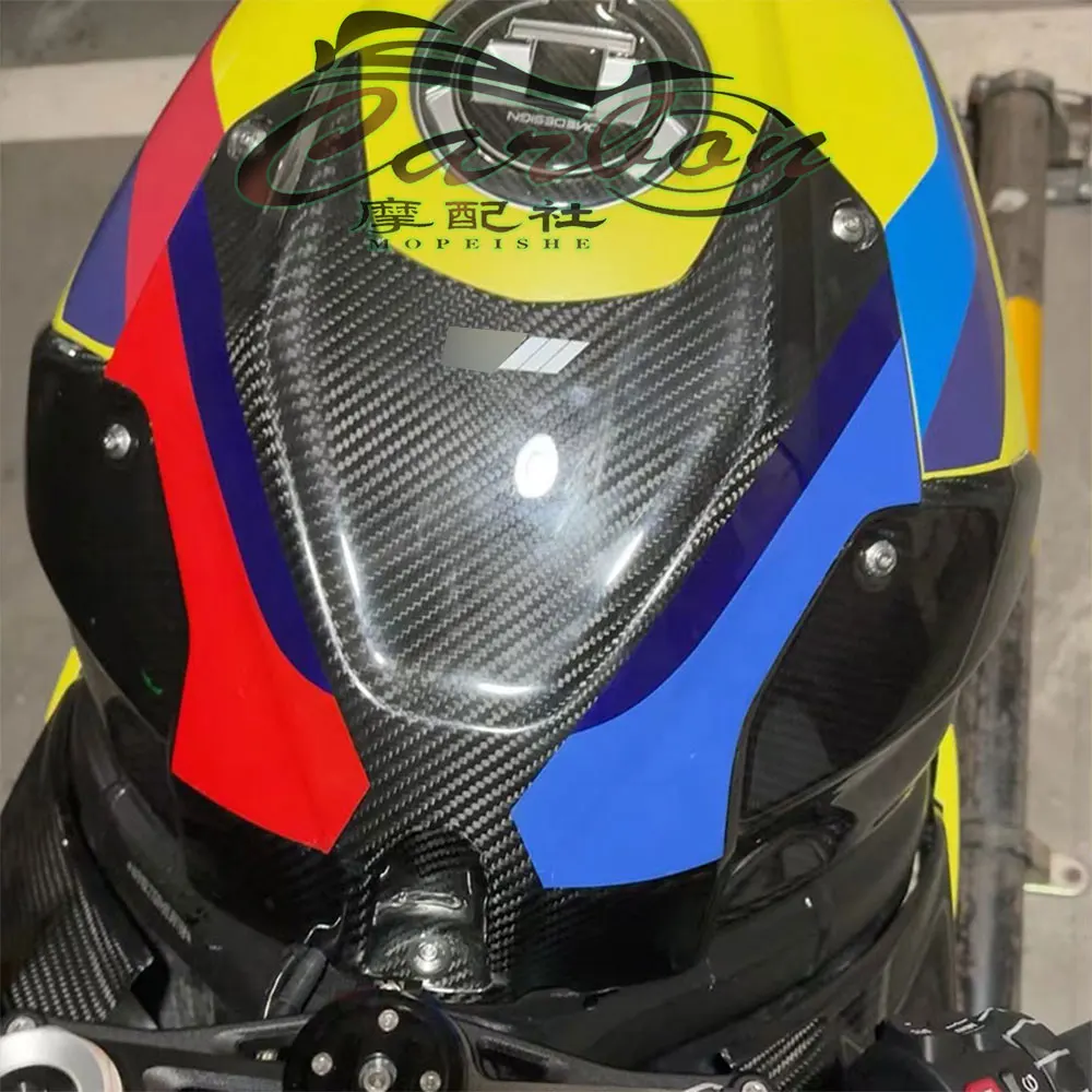 BMW M S1000RR S1000R 2019 2020 2021 22 23 24 25 2026 오토바이 쉘 카본 브레이징 개조 연료 탱크 전면 커버