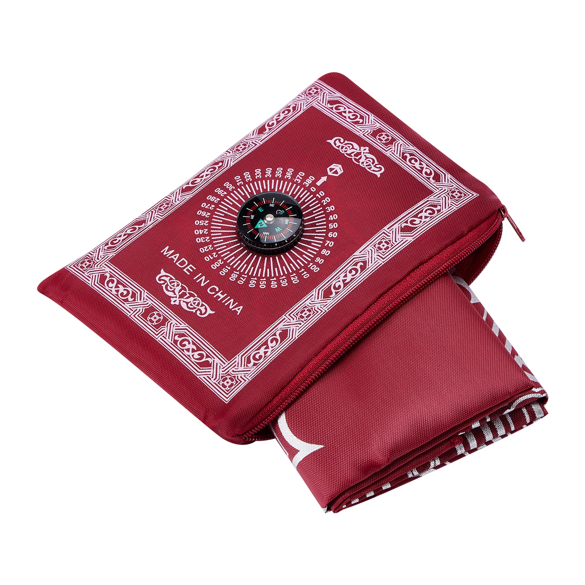 Description Picture 6 of itemSpecial Purposes Printed Pilgrimage Blanket, Portable Large Size Travel Prayer Mat with Compass, Religious Service Accessories