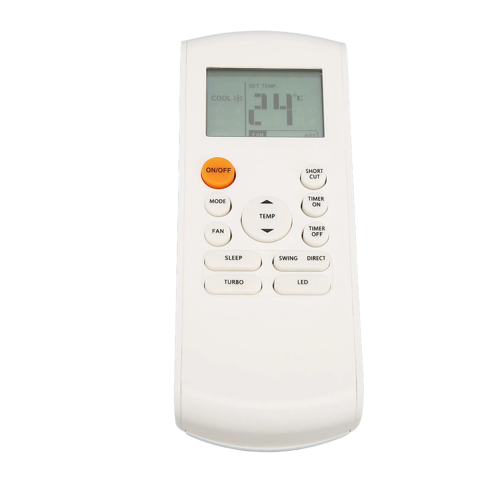 Replacement Remote Control For Midea Air Conditioners - Model RG57A4/BGEF (White)