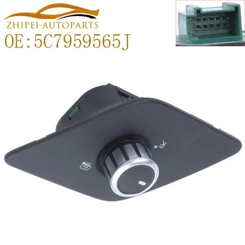 5C7959565J Interruttore di Regolazione Specchietto Laterale Auto 5C7959565CREH Per VW Jetta MK6 2011-2016