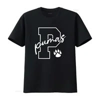 Pumas femmes t-shirt noir S vintage lavé polyvalent légèrement graphique décontracté unisexe haut pour un usage quotidien confortable 1