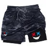 Men Running Shorts 2 In 1 Double-deck Sport Shorts Sportswear Gym Fitness Short Pants Training Jogging Bottom Men's Clothing 6