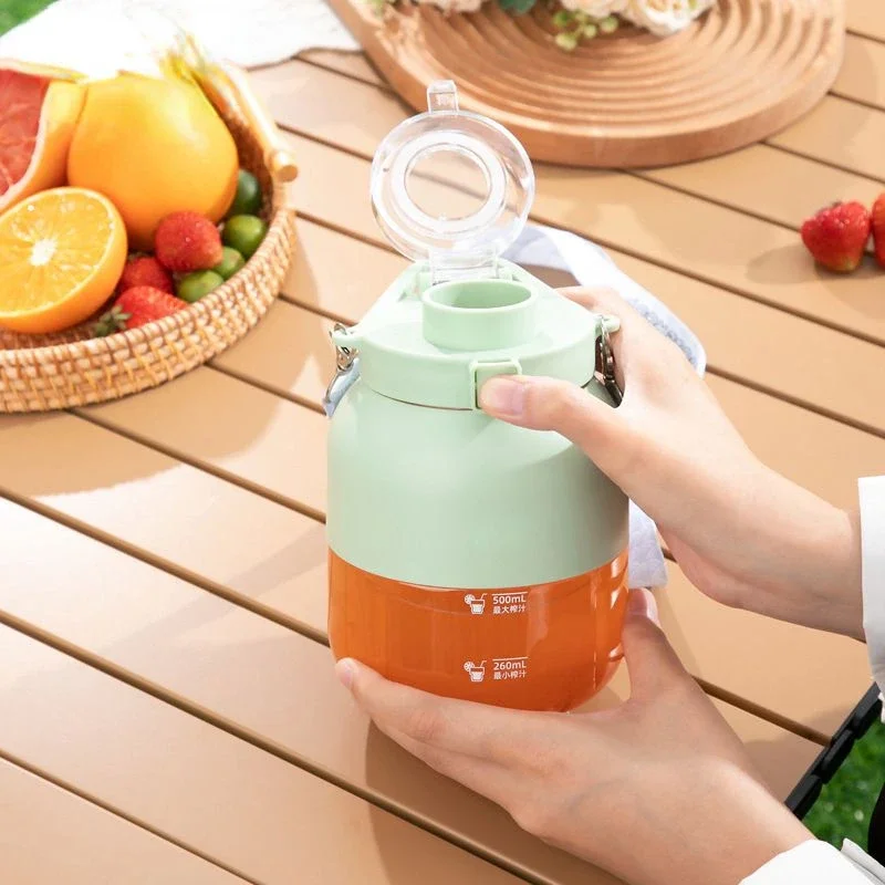 800ml Sports Juice Cup Smart  Recharge Blender Portable Fresh Vegetables Fruits Juice Extractor Ice Crusher Blender Bottle 5