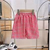 Children Summer Shorts New Fashion Loose Plaid Home Sleepwear Pants for Boys and Girls Comfortable Casual Kids Bottoms 4
