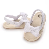 Fashion Newborn Infant Baby Girls Rubber Sandals Cute Summer Soft Sole Flat Princess Shoes Infant Non-Slip First Walkers 4