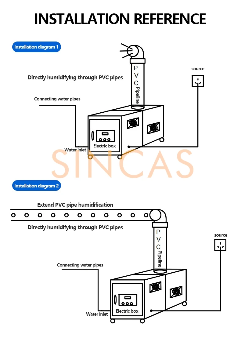 Description Picture 2 of itemStainless Steel Humidifier Microcomputer Controlled Faucet Without PVC Pipe Diffuser Commercial Industrial Ultrasonic Humidifier