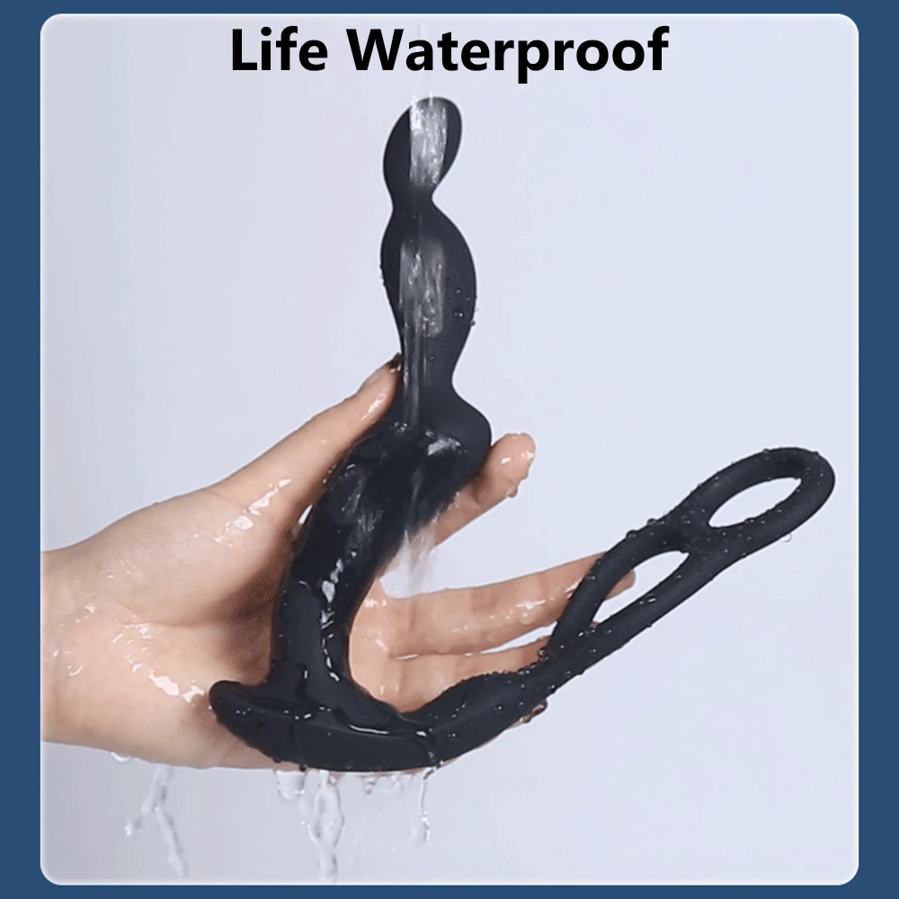 Drahtloser Prostatamassager Mit Analplug Für Männer_voghion.com