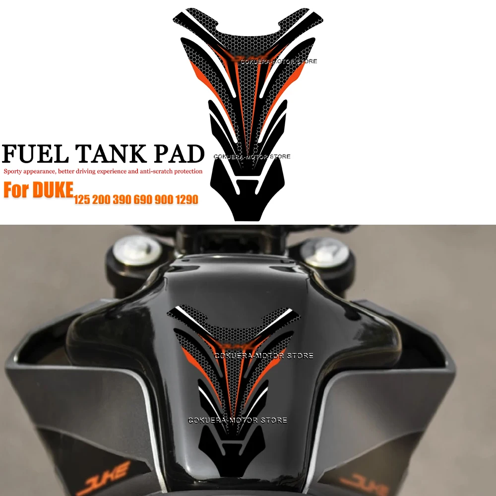 For Duke duke 125 200 390 690 900 1290 Motorcycle Accessories Fuel Tank Pad Protector Sticker Side Anti Slip Protection