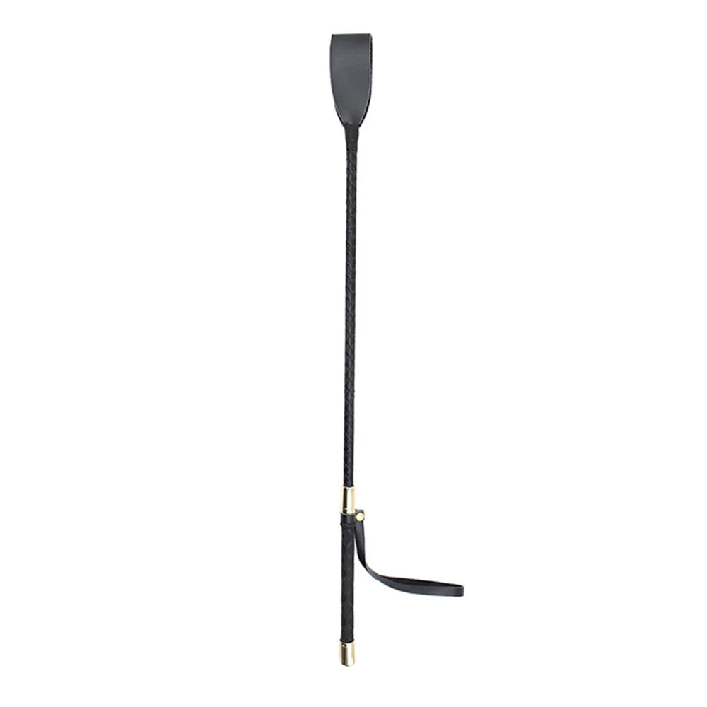 Equestrian Whip Riding Accessories Outdoor Portable Racing Riding Crop Equestrian Training PU Leather Lash Supplies Lightweight Horse Whip With Handle Durable