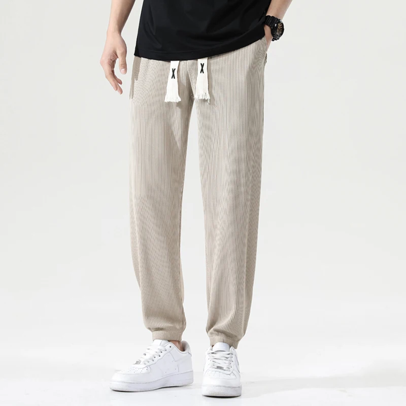 

Men Elastic Waist Casual Harem Pant Loose Sweatpants Traditional Baggy Trousers Belly Dance Yoga Slacks Sweatpant