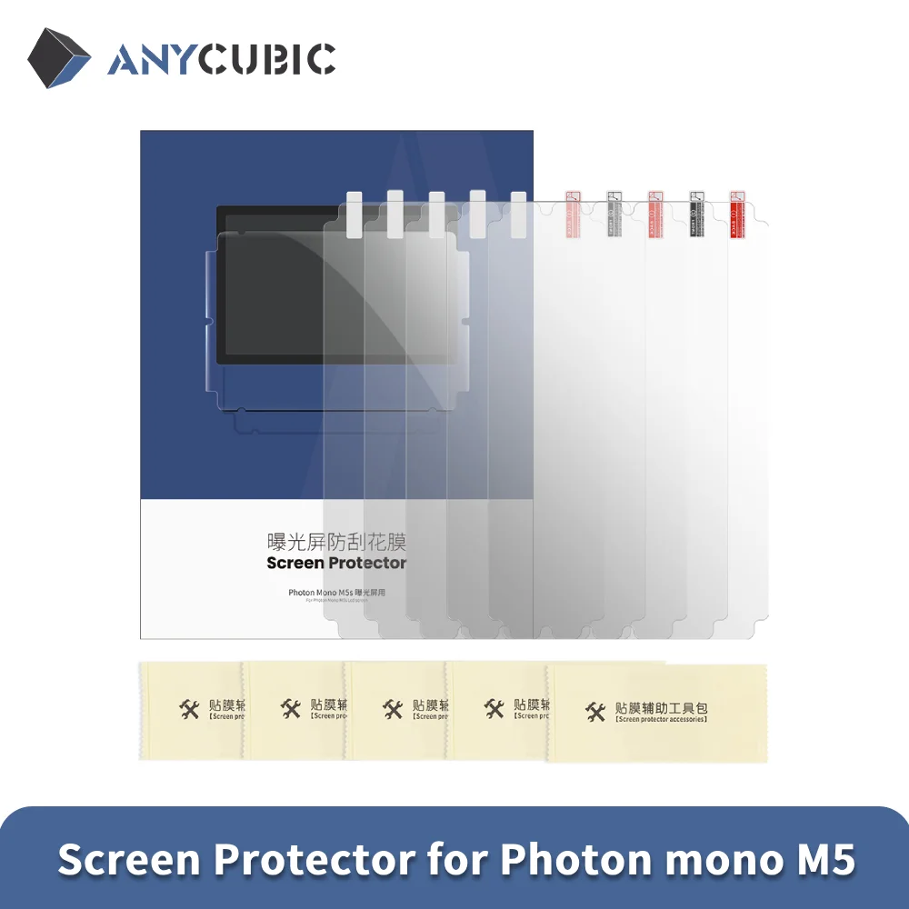 Anycubic Filme Protetor de Tela para Photon Mono m5 Lcd Acessório Impressora 3d Pcs