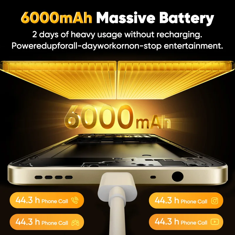 Realme Note 70t 4g Android Smartphone Global Version 6000Mah