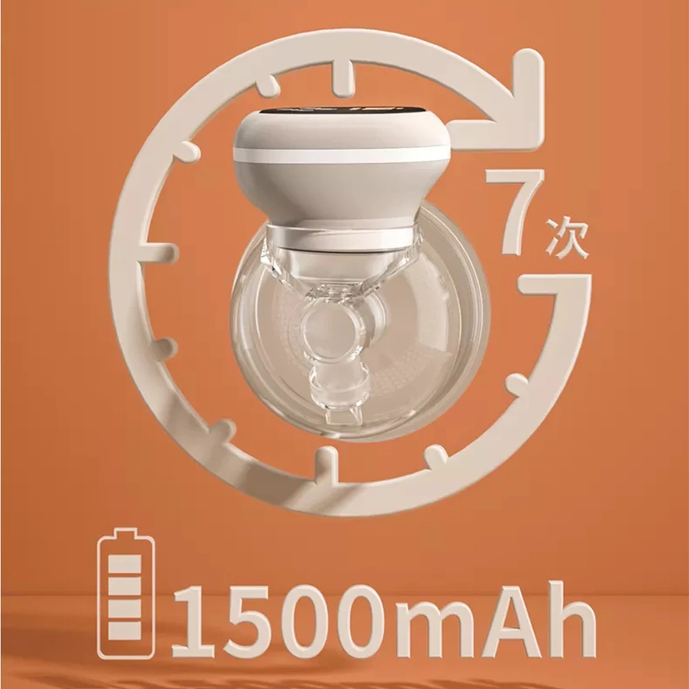 Electric Breast Pump Wearable Electric Breast Milk Pump Handsfree LED Display BPA Free Low Noise Breastfeeding Pump Portable Double Breast Milk Pumps
