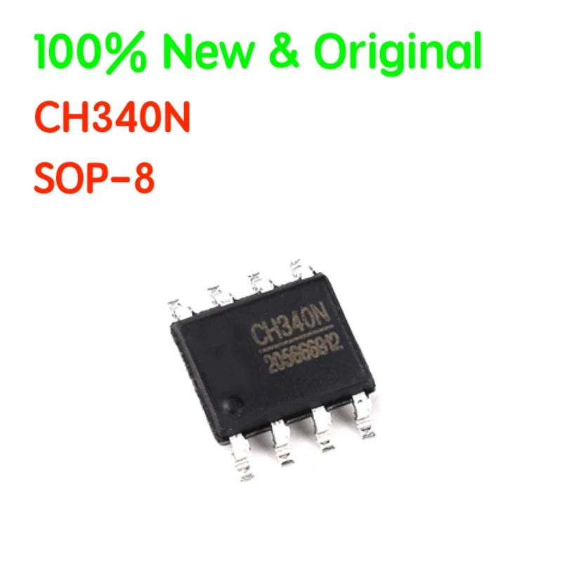 

5PCS/LOT CH340 CH340C CH340G CH340T CH340N Chip IC SOP-8 SOP-16 SSOP-20 SMD USB to UART Interface 100% New & Original