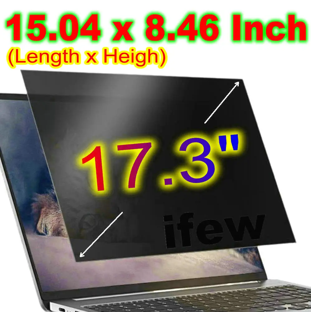 Enhanced Privacy Matte Screen Protector for Laptops - Anti-Spy/Glare Film