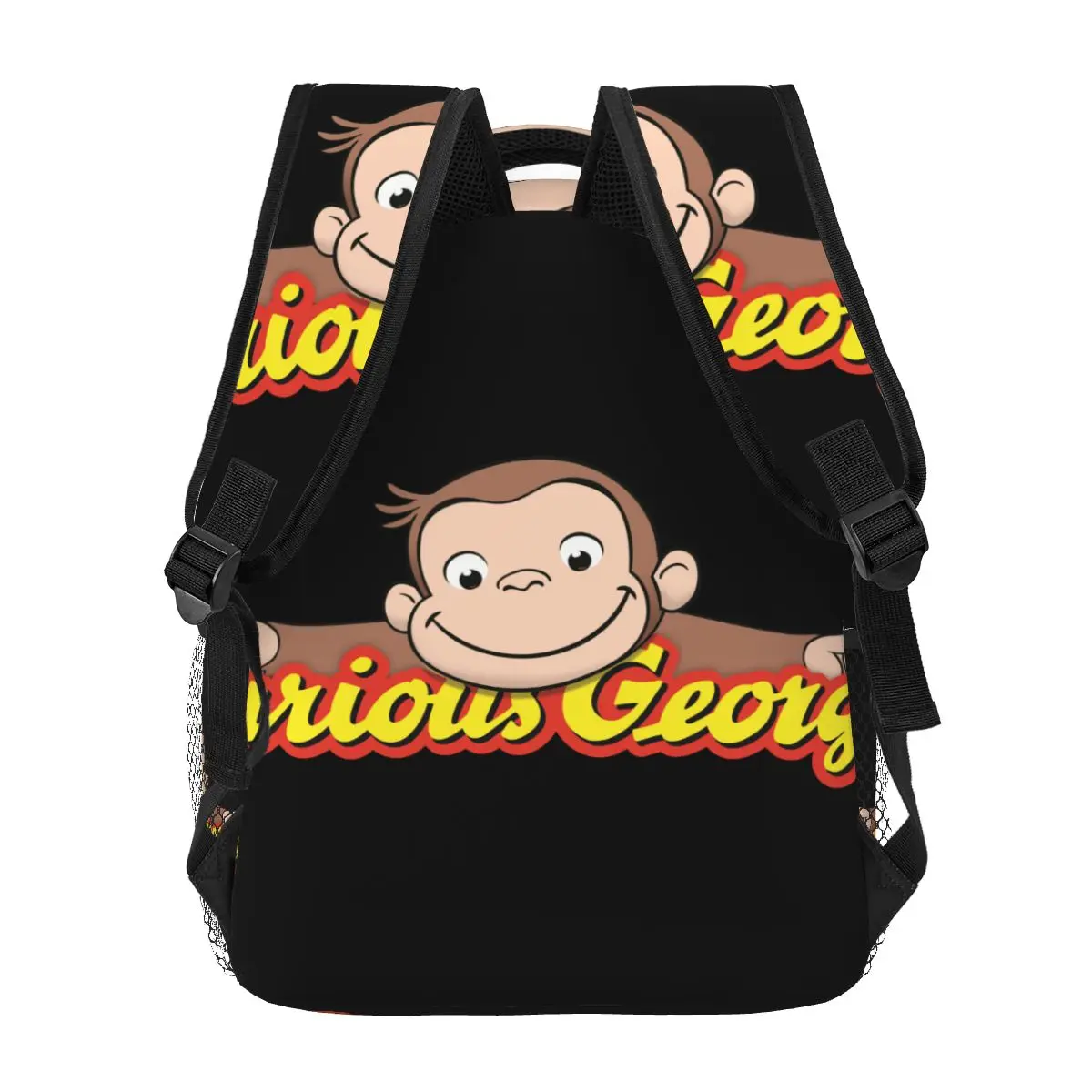 Curious George Kids Logo Casual Backpack Unisex Students Leisure Travel Computer Backpack