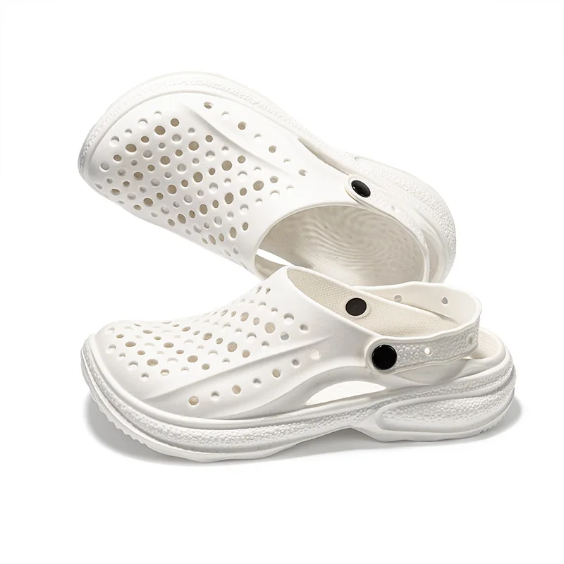 New Slippers Trend Casual Sandals Men's Outdoor Sandals Breathable Beach Shoes Men's Shoes Thick Sole Slip-On Slippers Men