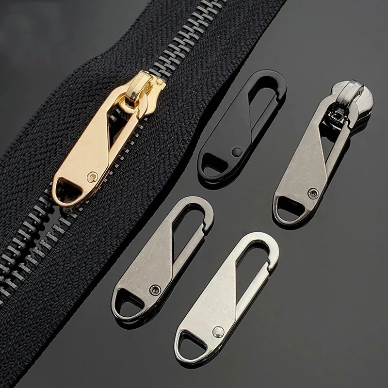 Universal Replacement Zipper Slider 5pcs for Luggage Bag DIY Craft Repair