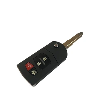 Okey Car Key Shell Cover Case 2/3/4 pulsanti per Mazda 2 3 5 6 M6 MX5 CX5 CX7 CX9 RX8 con grande sostituzione del guscio del supporto della batteria 4 Okey Car Key Shell Cover Case 2/3/4 pulsanti per Mazda 2 3 5 6 M6 MX5 CX5 CX7 CX9 RX8 con grande sostituzione del guscio del supporto della batteria - Okey Car Key Shell Cover Case 2 3 4 pulsanti per Mazda 2 3 5