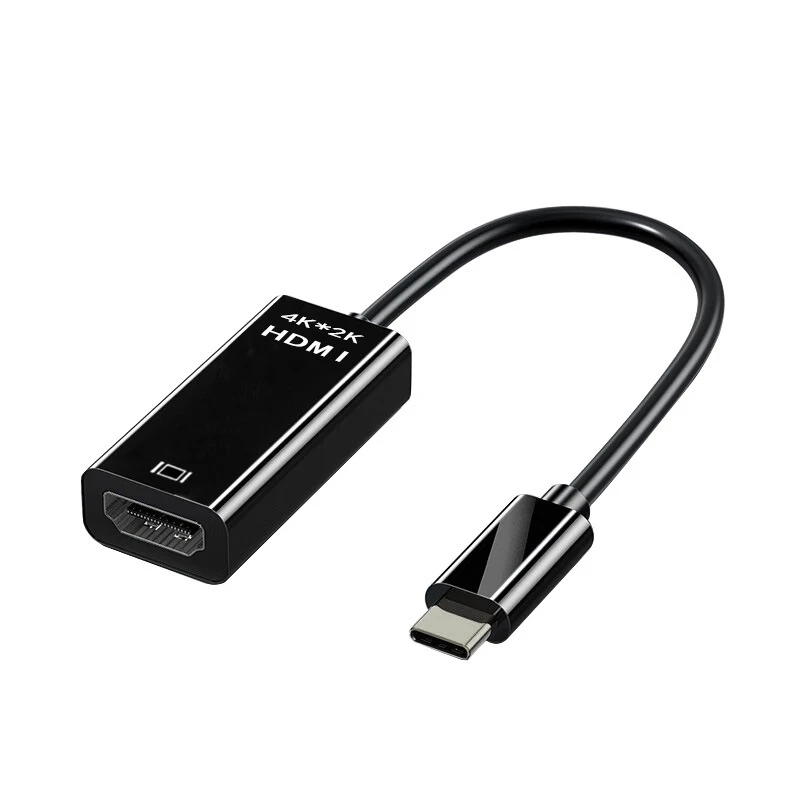 Кабель USB C HDMI TYPE C до HDMI 4K Адаптер USB C USB 3.1 «папа» на HDTV «мама» Кабель-перетворювач для ПК, ноутбука, планшета, телевізора MacBook Pro