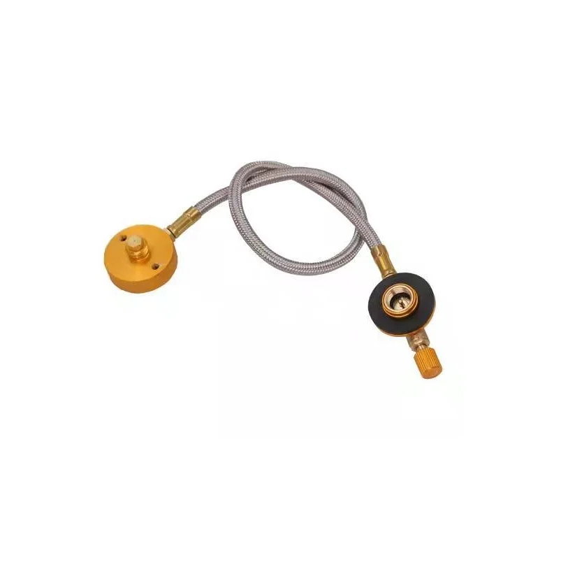 Camping Stove Connector Pipe Fuel Tube With Fire Power Regulating Valves