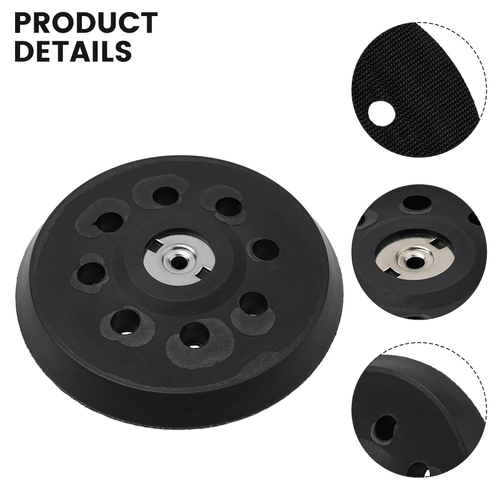 

5 Inch 125mm Support Plate Sanding Pad For Metabo SXE 325 Intec 425 Sanders Backing Plate Buffer Interface Pad Soft Sponge