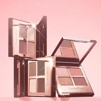 Charlotte Tilbury Hollywood Flawless Liquid Highlighter, hydratant pour la peau, palette de luxe, finitions satinées mates, scintillantes et métalliques 2