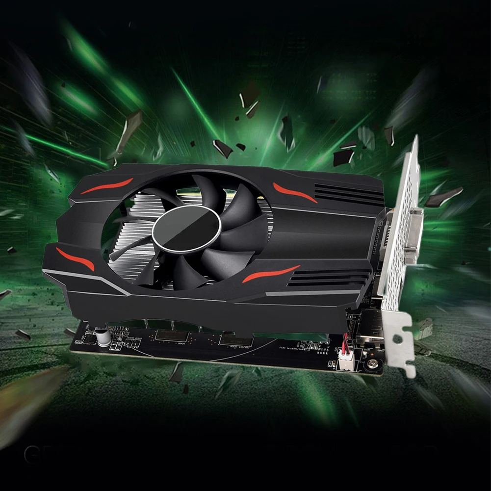 Description Picture 5 of itemRX550 Graphics Cards 128Bit DDR5 Video Card 4GB Low Profile Computer Graphics Cards with Cooling Fan DP+DV1 For Gaming PC GPU