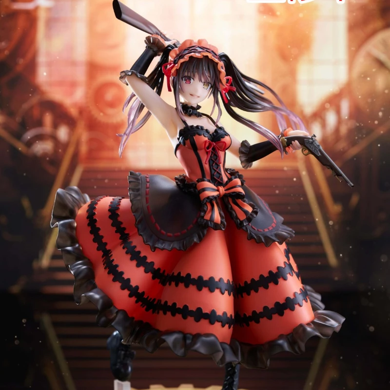 

DATE A LIVE Taito Kurumi Tokisaki Original genuine 23cm PVC Action Figure Anime Figure Model Toys Figure Collection Doll Gift