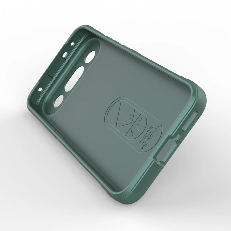 Shockproof Shield Soft Silicone TPU Phone Back Cover - Full Protection