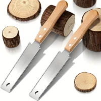 Small Pull Hand Saw with Double Edge Blade Cutting, 6-inch Blade Handsaw for Woodworking, PVC Pipe Cutting, DIY Project 1
