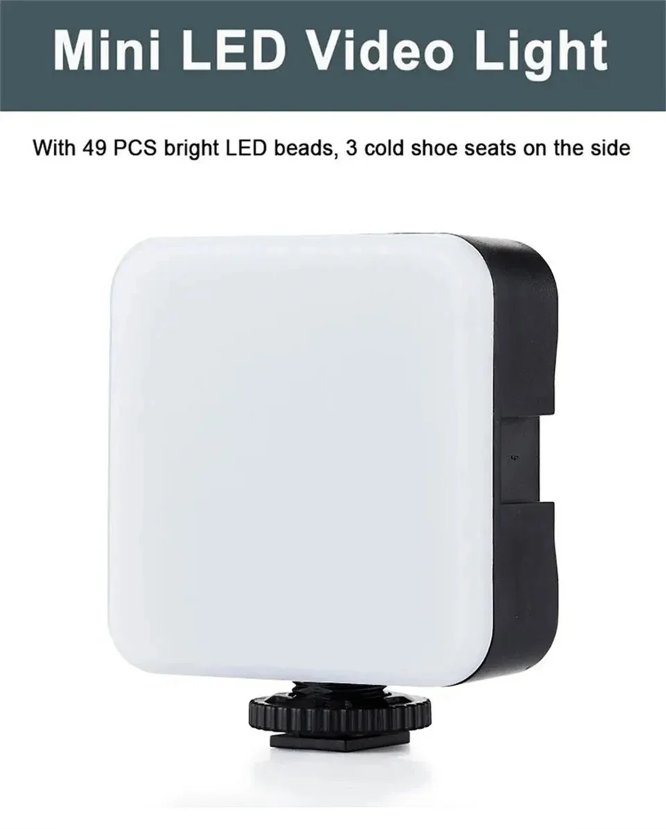 Smartphone Vlogging Kit Tripod Phone Holder Mini Microphone Fill Light Starter Portable Stabilizer Bracket Live Stream photography lighting kit smartphone video rig