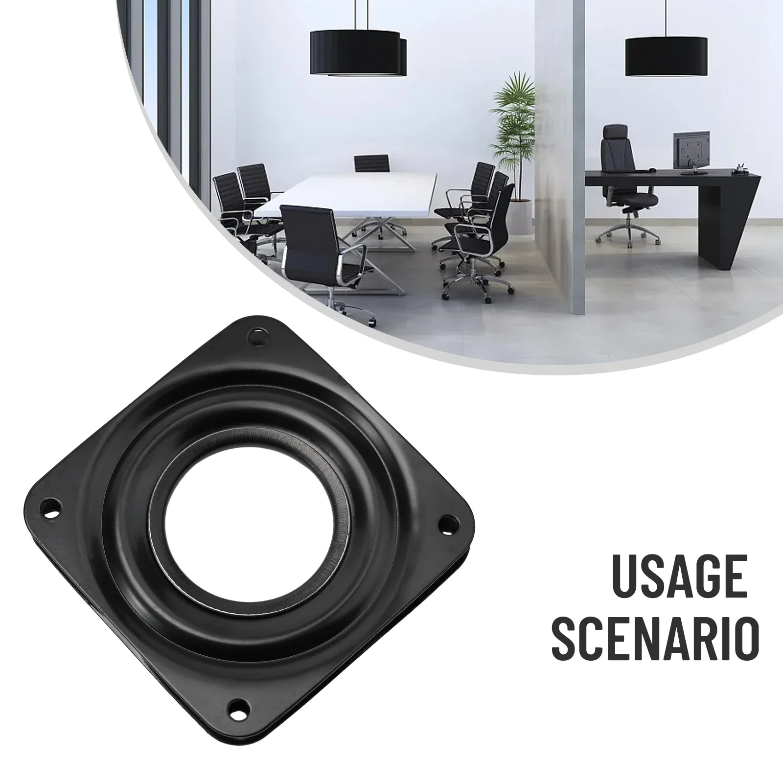 Rotating Bearing Heavy Duty Swivel Turntable Plate 3 4 6'' 360 Degree Square Swivel Mechanism for Chair Furniture rotating display stand,rotating turntable plate,chair base plate