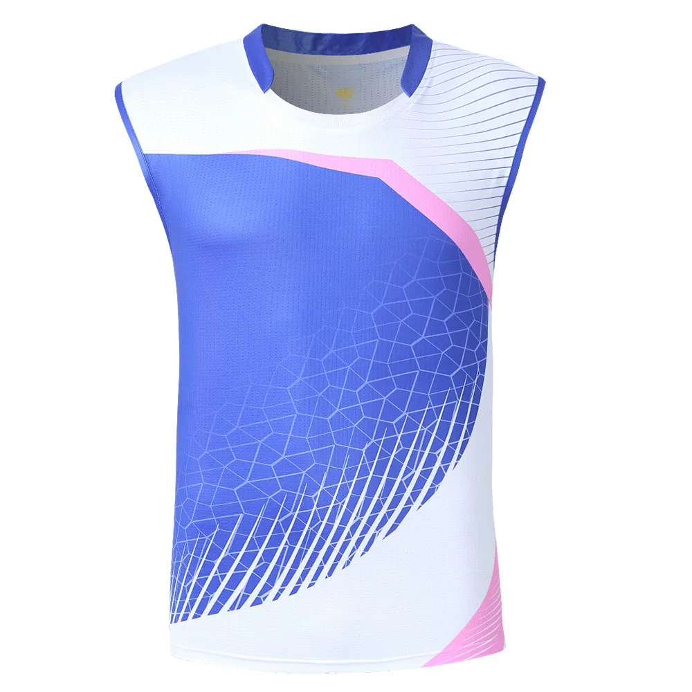 Short Sleeve Print Tennis Ping Pong Table Tennis Uniform Badminton T-shirt Men Women Match Training Sportswear