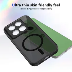 Luxury Matte Phone Case with Magsafe Wireless Charging Compatibility for Motorola Edge 70 Pro+ (Frosted Black)