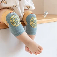 Cotton Baby Knee Pad Non-slip Cartoon Infants Socks Safety Crawling Cushion for Boy Girl Toddlers Protector Kids Accessories 2