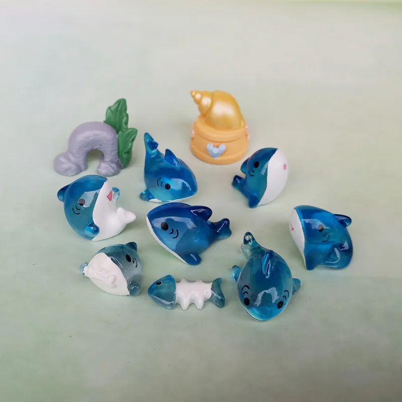 10PC blue shark