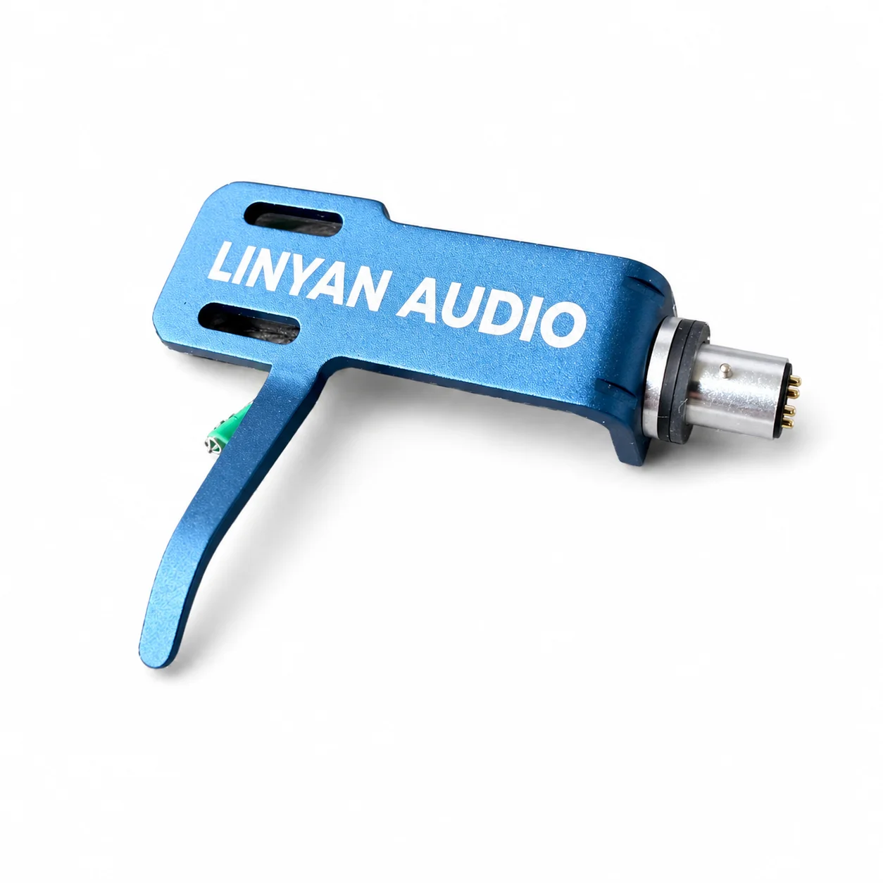 SME 범용 알루미늄 헤드쉘 10g, 8mm 크롬 4핀 커넥터(비닐 턴테이블 카트리지 마운트용)