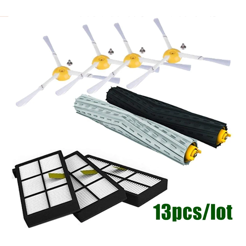 iRobot Roomba Accessories Replenishment Kit with Rubber Side Brush and HEPA Filter